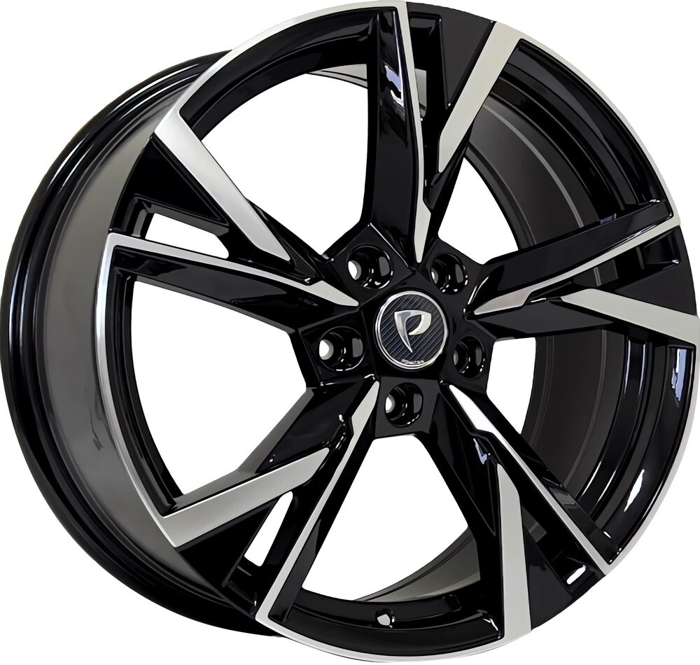 BKY-1241 6,5*16 5*112 ET46 57,1 BLACK MACHINED XL