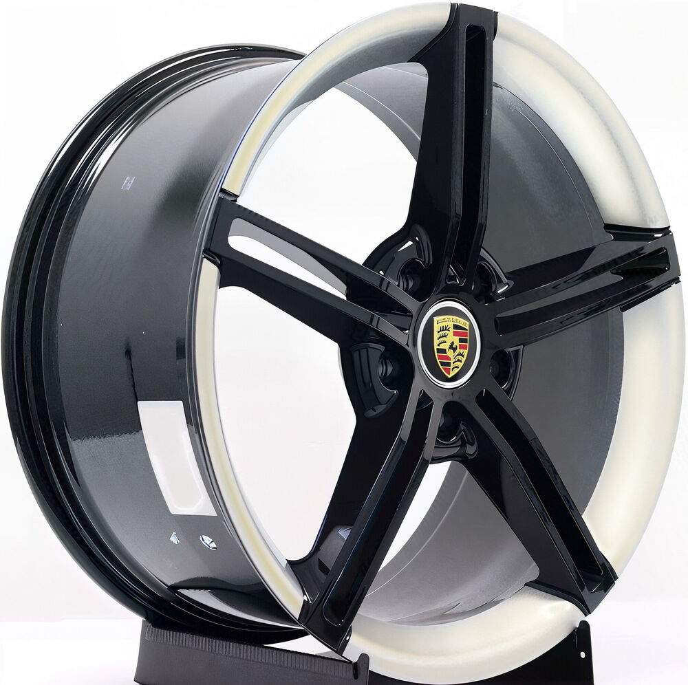 EMR-114-06 9,5J*21 5*130 ET60 71,56 GLOSS BLACK SPOKES+MILK