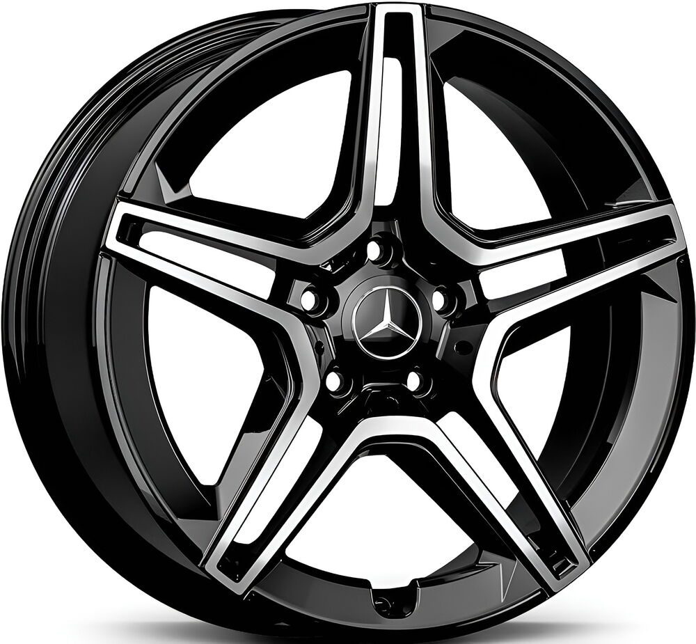 17273 7,5*17 5*112 ET42 66,6 GLOSS BLACK DIAMOND