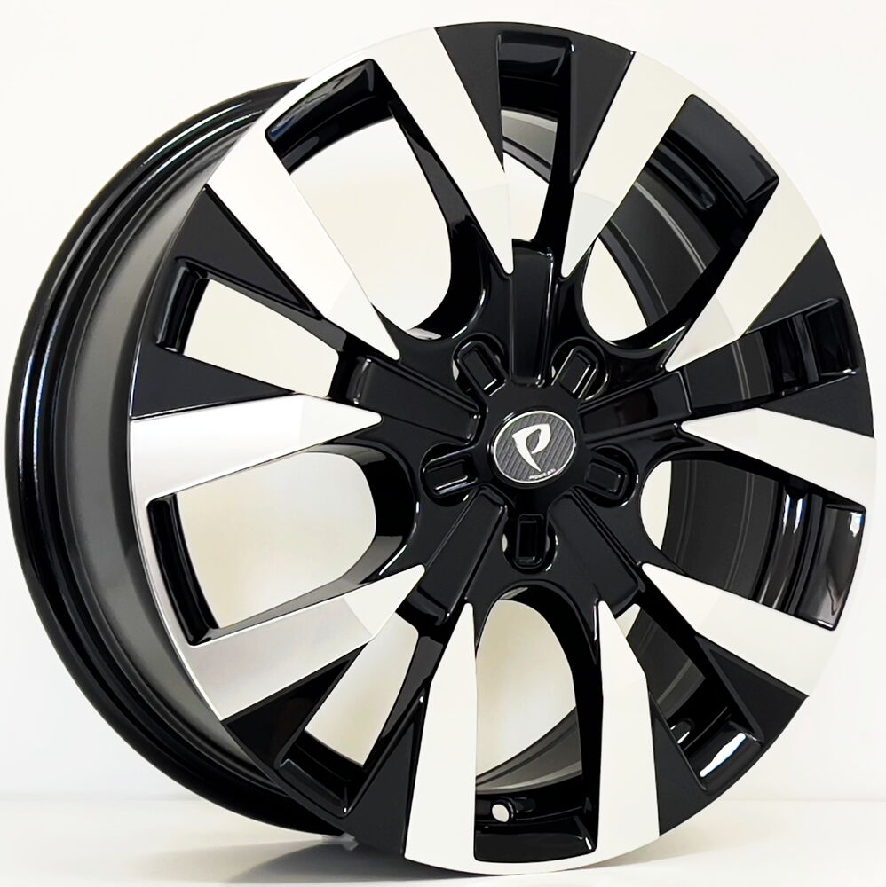 BKY-1248 7*17 5*108 ET45 65,1 BLACK MACHINED XL 