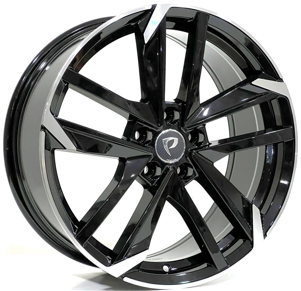 BK-5788 8*18 5*108 ET40 65,1 BLACK MACHINED XL 