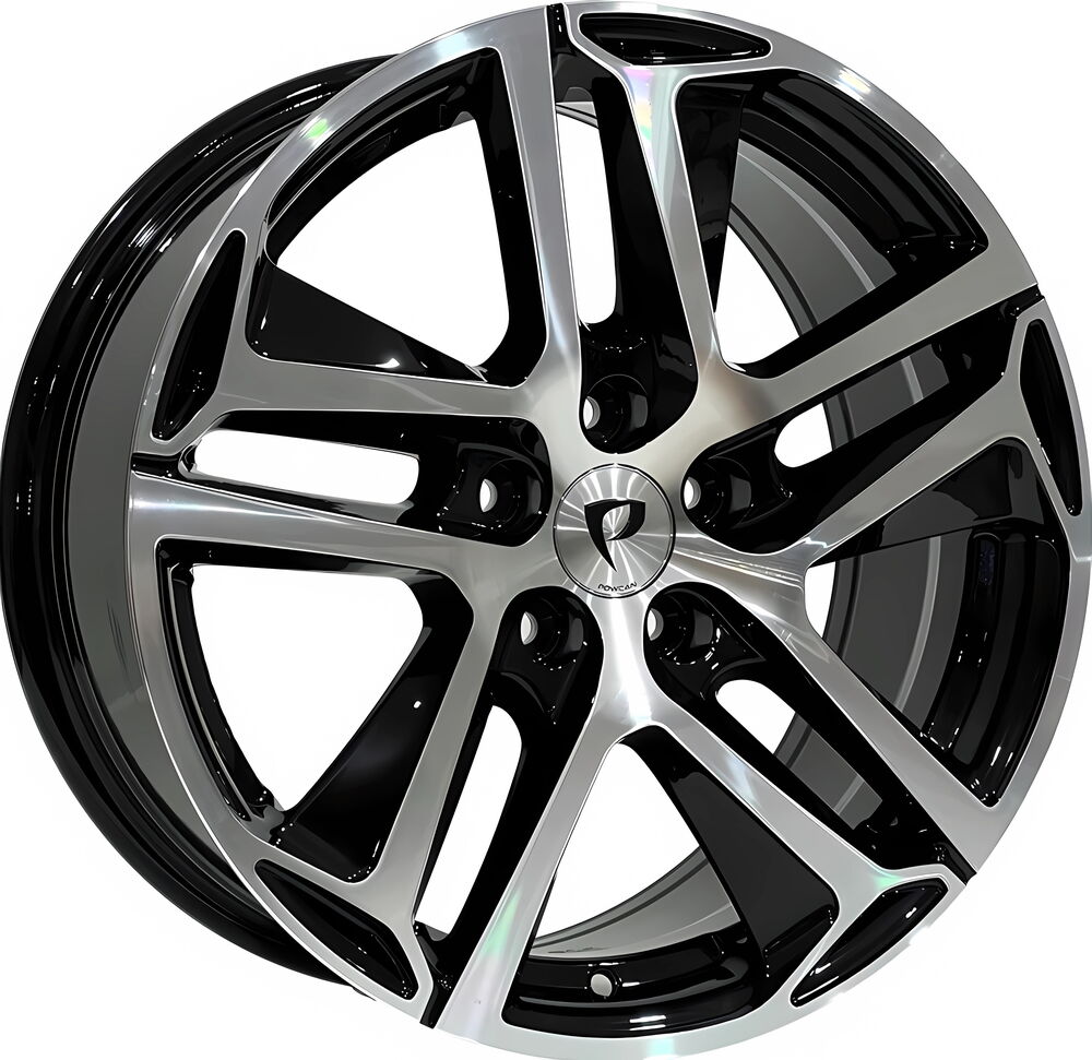 BK-5516 7*16 5*108 ET38 65,1 BLACK MACHINED XL