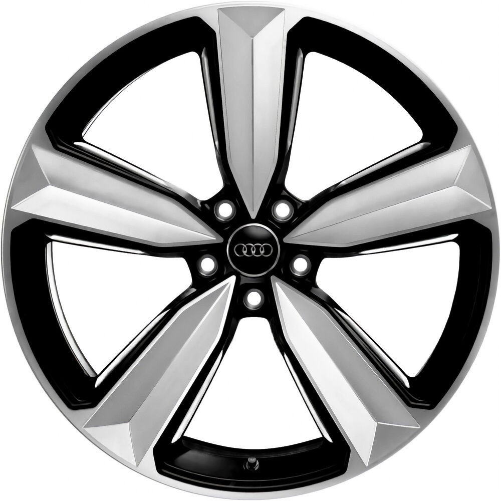 5665-03 9*20 5*112 ET35 66,45 GLOSS BLACK SILVER SPOKES
