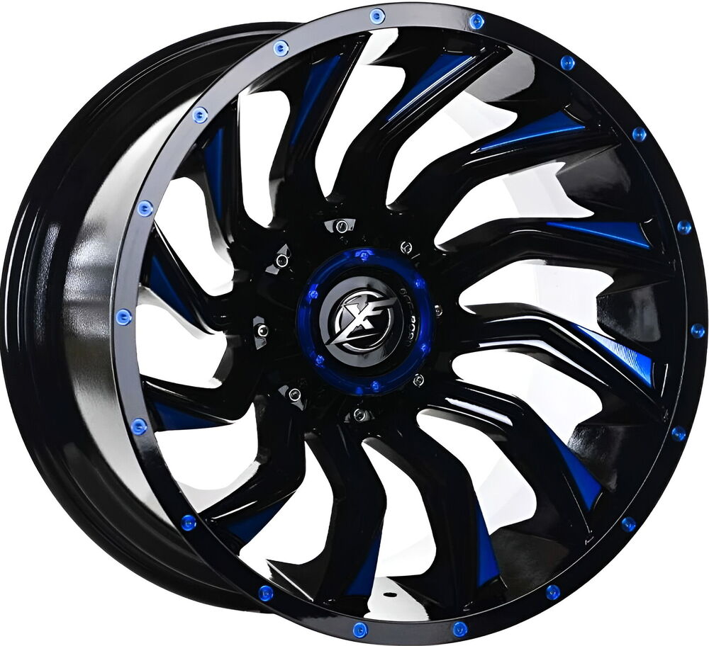 224-02 12*20 6*139,7 ET44 110 GLOSSY BLACK+MİLLİNG BLUE