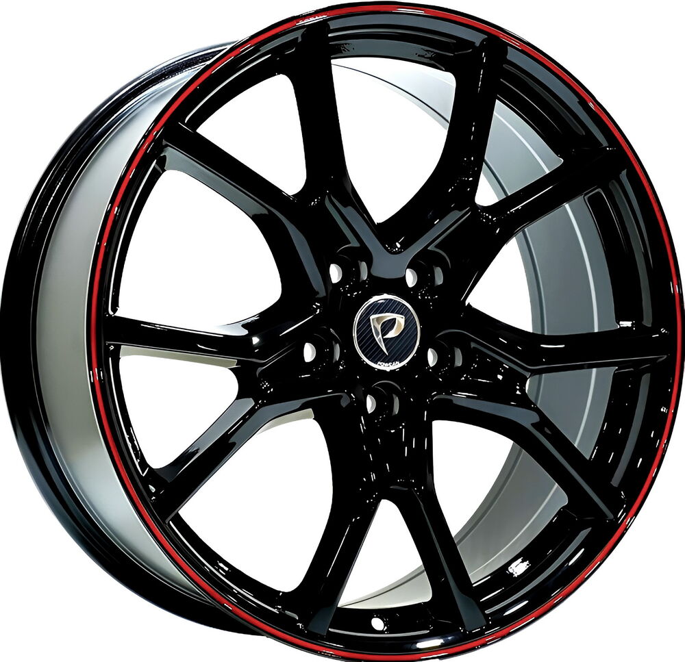 BK-5253 7*16 5*114,3 ET36 64,1 BLACK+RED RING XL