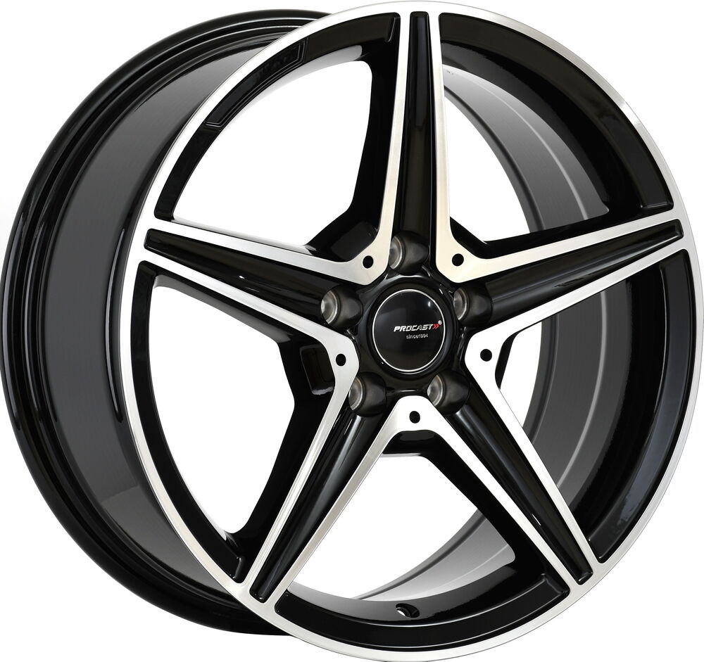 PRO-85261F 7,5*18 5*112 ET35 66,56 BLACK MACHINED XL