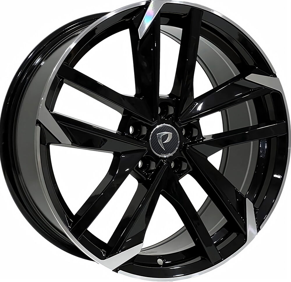 BK-5788 7,5*17 4*108 ET28 65,1 BLACK MACHINED XL