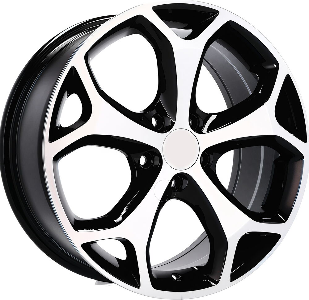 BK-386 6,5*16 5*108 ET50 63,4 BLACK MACHINED XL