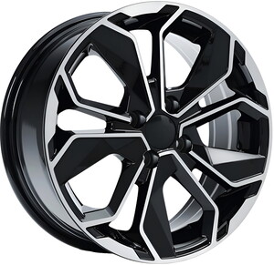 16163 6,5*16 4*100 ET35 67,1 GLOSS BLACK DIAMOND #1