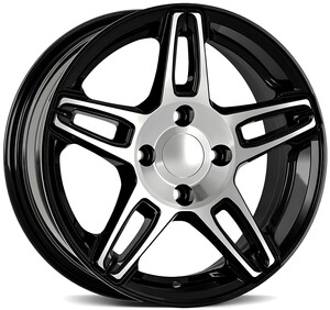 15281  6*15 4*108 ET35 63,4 GLOSS BLACK DIAMOND  #1