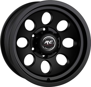 RC-255 01 8*16 6*139,7 ET-25 110 MAT BLACK #1