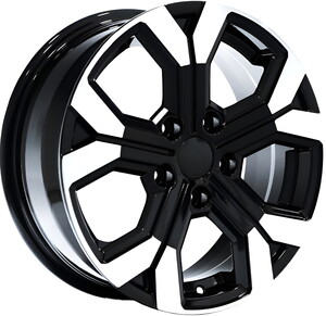 16260 6,5*16 5*114,3 ET40 66,1 GLOSS BLACK LIP DIAMOND #1