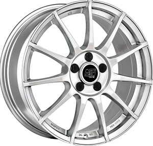 MSW-85 7*17 4*100 ET37 63,4 SILVER #1