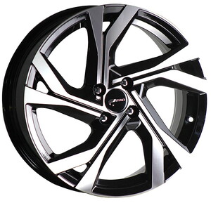 17156 7*17 4*100 ET35 67,1 GLOSS BLACK DIAMOND #1