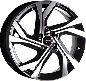 17156 7*17 4*100 ET35 67,1 GLOSS BLACK DIAMOND #1