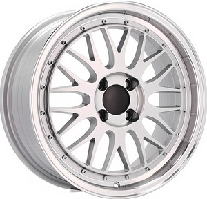 BK-3S215 7*16 5*100 ET35 73,1 SILVER+LIP MACHINED  #1