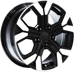 16260 6,5*16 5*108 ET40 73.1 GLOSS BLACK LIP DIAMOND #1