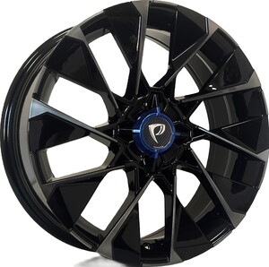 BK-1214 6,5*16 4*100 ET37 60,1 BLACK MAC+BLACK FINISHED #1