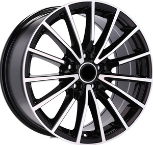 BK-5246 7,5*17 5*112 ET42 66,45 BLACK MACHINED XL #1