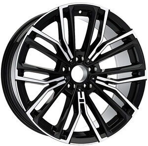 19181-1 8,5*19 5*112 ET26 67,1 GLOSS BLACK DIAMOND #1