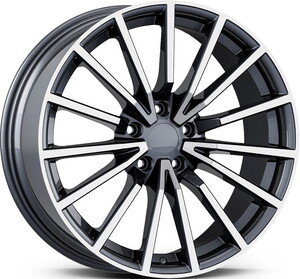 19288 8,5*19 5*112 ET32 66,5 GUN METAL DIAMOND #1