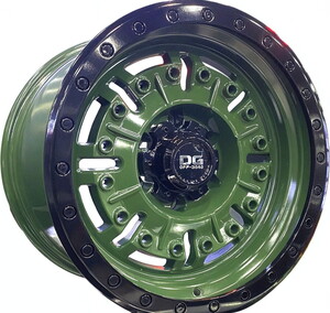 55250 9*17 6*139,7 ET-12 110 OLİVE GREEN BLACK LİP #1