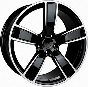 GZM-YF5584 11*21 5*130 ET58 71,6 GLOSS BLACK MACHINED #1