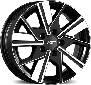 16249 6,5*16 5*118 ET38 71,1 GLOSS BLACK DIAMOND (TİCARİ) #1