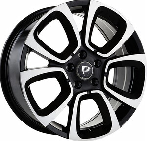 BK-5850 6,5*16 5*108 ET47 65,1 BLACK MACHINED XL #1