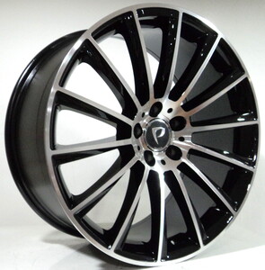 BK-836 8,5*20 5*112 ET45 66,56 BLACK MACHINED XL #1