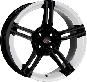 RC 1186 7,5*17 4*100 ET35 67,1 BLACK/WHİTE #1