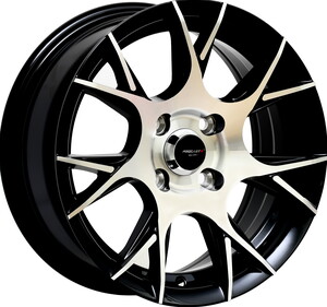 PRO-1068 6*14 4*100 ET30 73,1 BLACK MACHINED (KMP1) #1