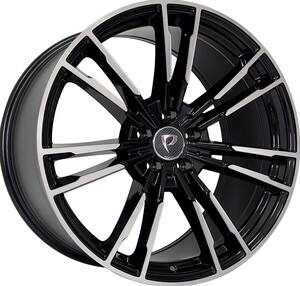 BK-5396 8,5*18 5*112 ET30 66,6 BLACK MACHİNED XL #1