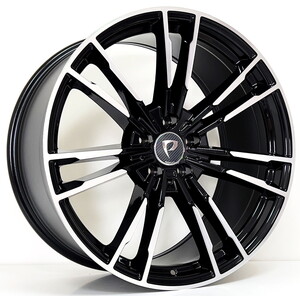 BK-5396 9,5*18 5*112 ET36 66,6 BLACK MACHİNED XL #1