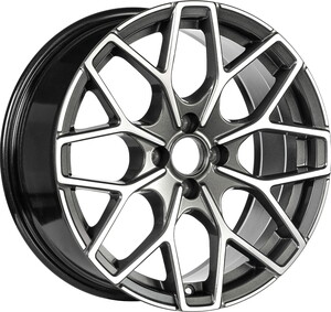 EMR-S1038-15 7,5*17 4*100 ET35 73,1 GUN METAL DIAMOND #1