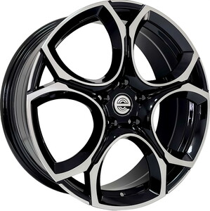 EXP-HVW0034 8*18 5*112 ET45 57,1 BLACK MACHINED (KMP1) #1