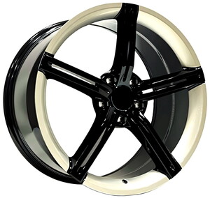 RC 1186 11 11,5*21 5*130 ET66 71,6 BLACK/WHITE #1