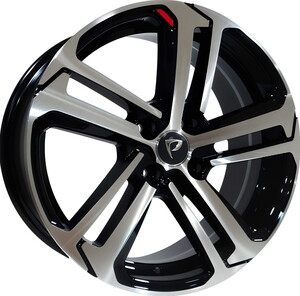 BK-5447 6,5*17 4*108 ET20 65,1 BLACK MAC #1