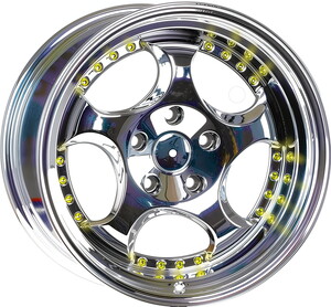 EMR-L2384-05 8,5*17 5*120 ET28 72,6 VC-GOLD RIVETS #1