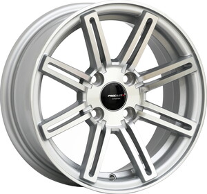 PRO-48023 6*14 4*100 ET28 73,1 SILVER MACHINED (KMP1) #1