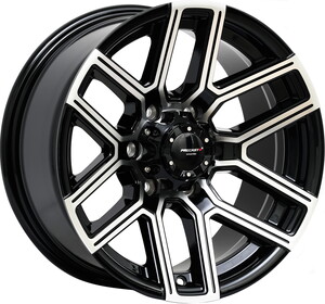 3111 7,5*16 6*130 ET0 84,1 BLACK MACHINED #1