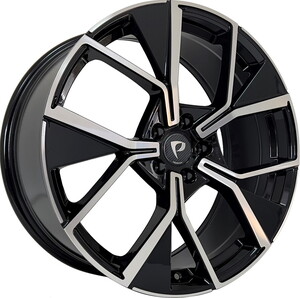 BKY-1196 8,5*20 5*112 ET38 57,1 BLACK MACHINED XL #1