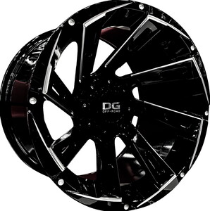A0155 12*20 6*139,7 ET-44 110 GLOSS BLACK #1