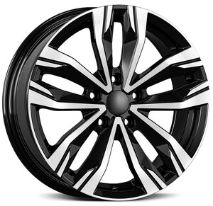 17276-1491 7*17 5*114,3 ET40 66,1 GLOSS BLACK DIAMOND #1