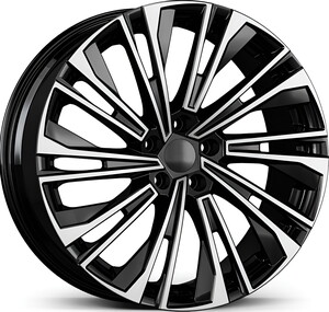 19284 8*19 5*112 ET50 57,1 GLOSS BLACK DIAMOND #1