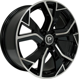 BK-5764 8,5*20 5*112 ET28 66,45 BLACK MACHINED XL #1