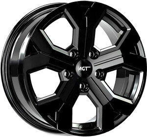 17260 6,5*17 5*114 ET40 66,1 SANTORINI BLACK #1