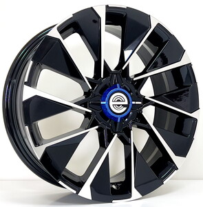 HLN0001 7*17 4*100 ET37 60,1 BLACK MACHINED #1