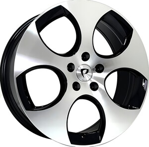 BK-029 7*16 5*100 ET35 57,1 BLACK MACHINED XL #1