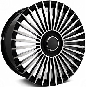 R1W-232032-01 9,5*23 5*120 ET40 72,6 BLACK MACHINEND  #1
